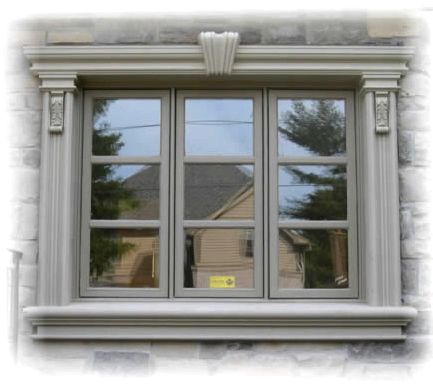 Exterior window ledge, window trim products by prime stucco ledge and