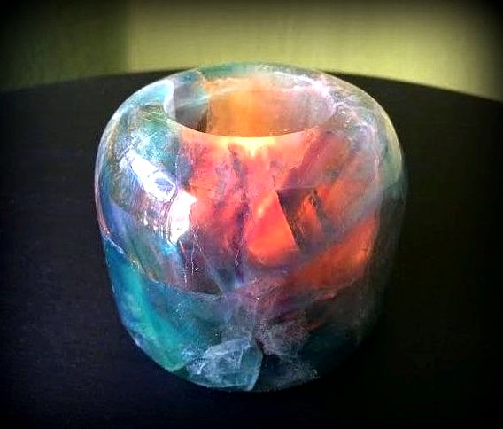Gemstone tealight holders your home using these