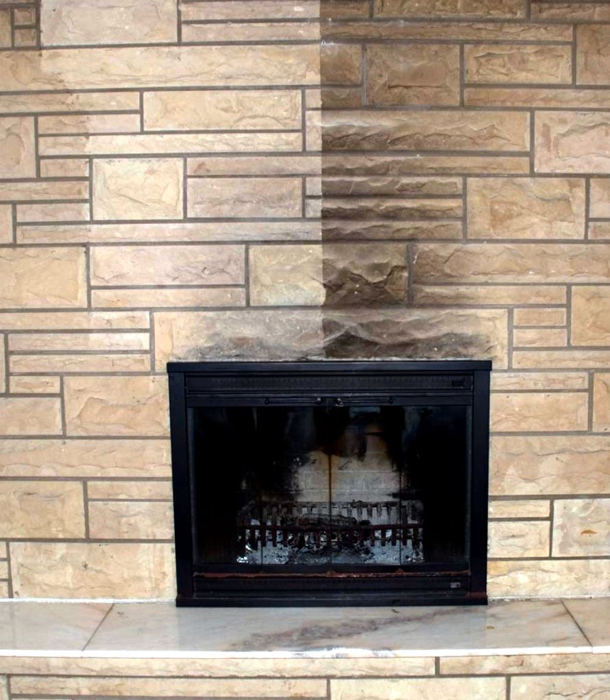 How you can clean a stone hearth Lay the plastic