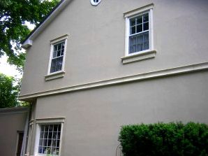 Faux Limestone Window Surround & Belly Band