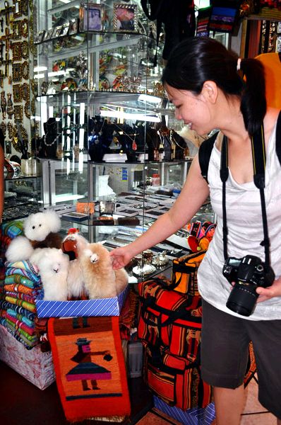 Shopping and souvenirs in peru in addition to