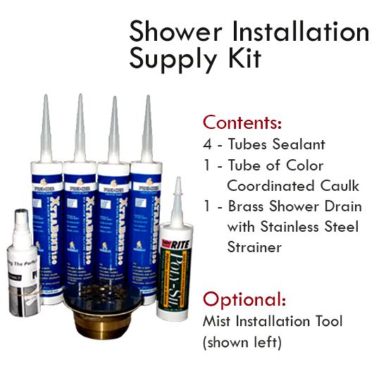 Shower Installation Supply Kit
