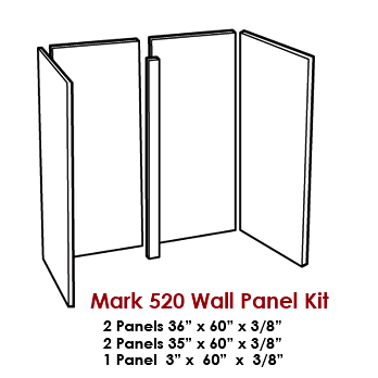Wall Panel Kit / Tub Surround for our Mark 520 Tub